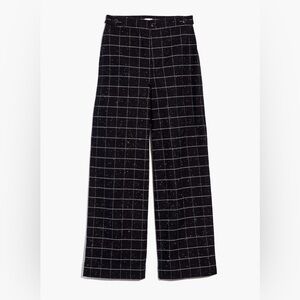 Madewell Women’s Black Grid Pants- size 33